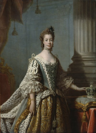 Charlotte Sophia von Mecklenburg-Strelitz, 1762 von Allan Ramsay